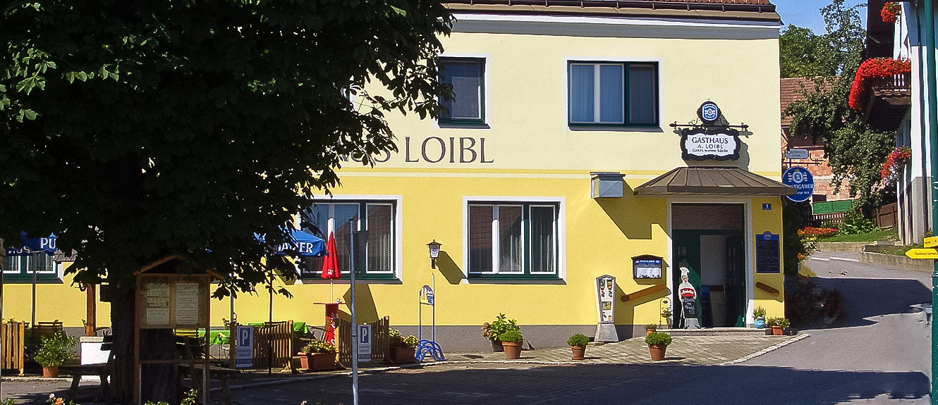 Luftbild von Penk und dem Gasthaus